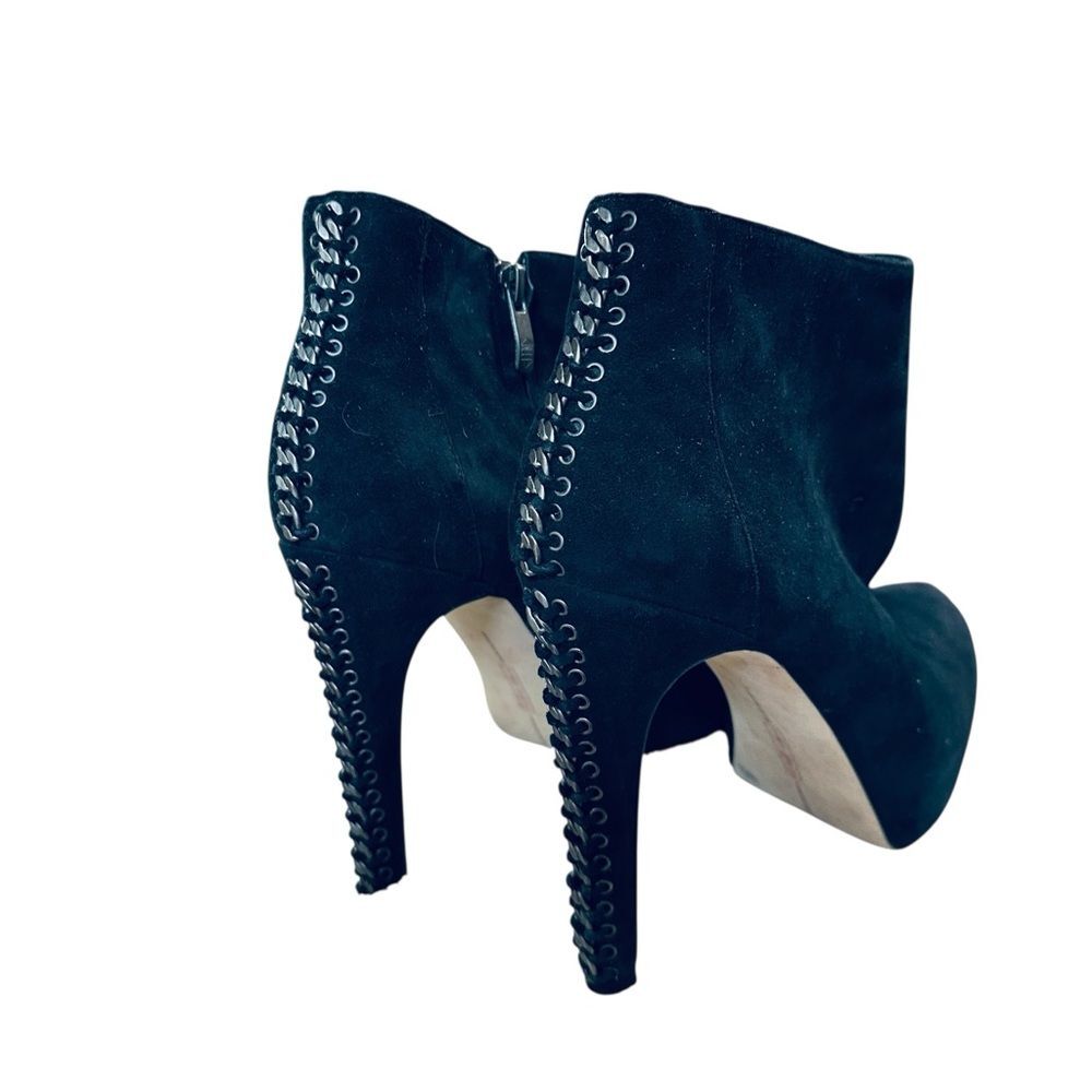 Vince Camuto Platform Booties Black Ankle Boots Size 10 - Picture 9 of 12
